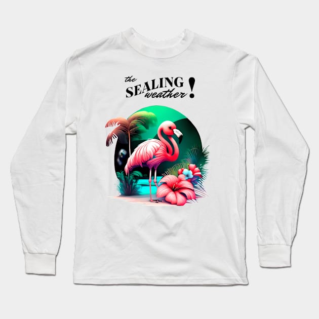 The Sealing weather Long Sleeve T-Shirt by DavidBriotArt